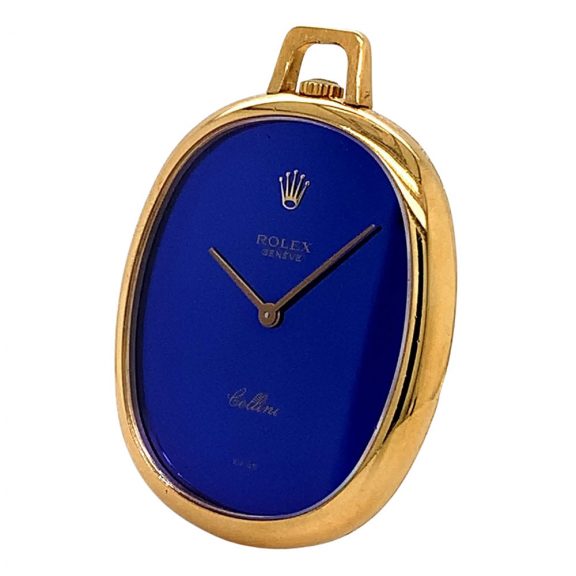 Elegant Swiss 18K gold open faced dress watch Circa 1975 Elegant Swiss 18K gold open faced dress watch Circa 1975