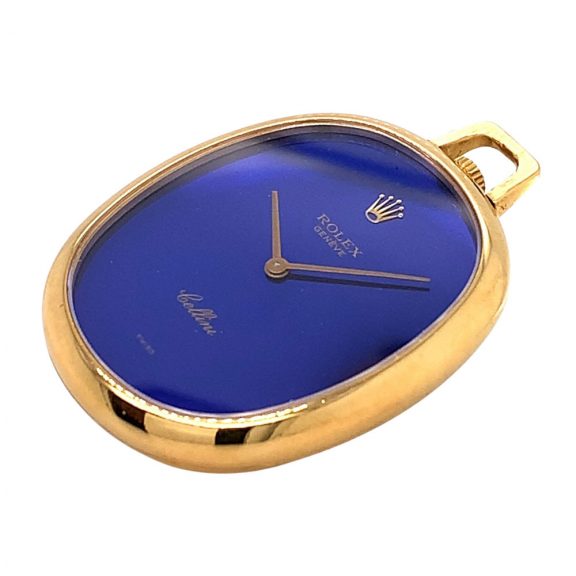 Elegant Swiss 18K gold open faced dress watch Circa 1975 Elegant Swiss 18K gold open faced dress watch Circa 1975