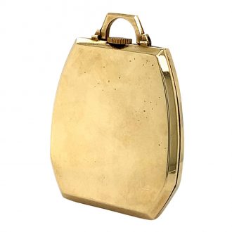 Interesting Swiss 9K gold hexagonal dress watch Circa 1964