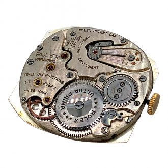 Interesting Swiss 9K gold hexagonal dress watch Circa 1964