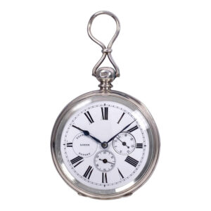 Austrian silver cylinder watch with automatic winding Circa 1882