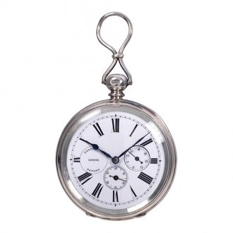 Austrian silver cylinder watch with automatic winding Circa 1882