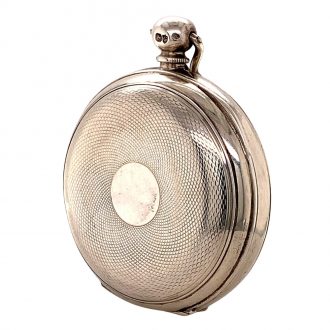 Austrian silver cylinder watch with automatic winding Circa 1882
