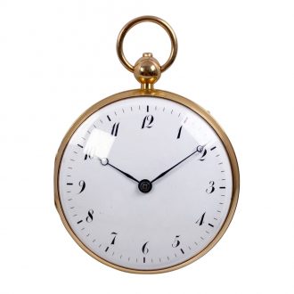 Swiss grande sonnerie repeating watch with self strike Circa 1820