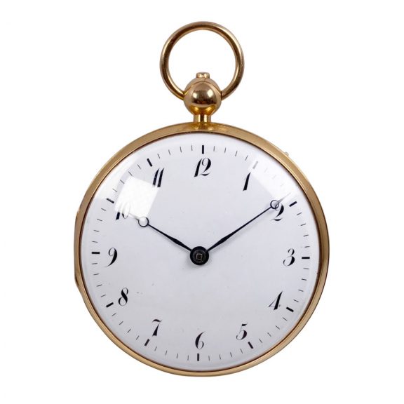 Swiss grande sonnerie repeating watch with self strike Circa 1820