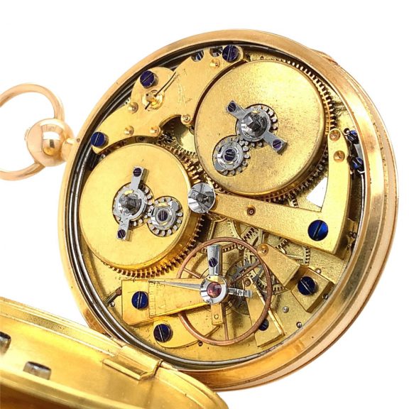 Swiss grande sonnerie repeating watch with self-strike Circa 1820 Swiss grande sonnerie repeating watch with self-strike Circa 1820