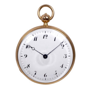 Swiss rose gold repeating watch with half hour/hour strike Circa 1820