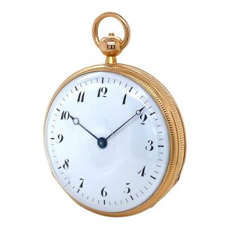 Swiss rose gold repeating watch with half-hour/hour strike Circa 1820