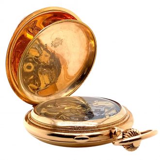 Swiss lever chronograph made for the Russian market Circa 1905