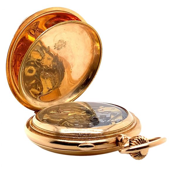 Swiss lever chronograph made for the Russian market Circa 1905 Swiss lever chronograph made for the Russian market Circa 1905
