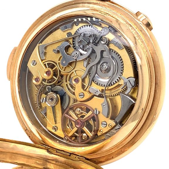 Swiss lever chronograph made for the Russian market Circa 1905 Swiss lever chronograph made for the Russian market Circa 1905