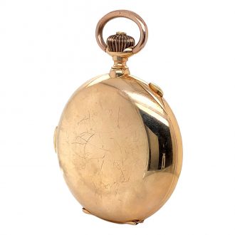 Large Swiss 14 carat gold repeating chronograph Circa 1890