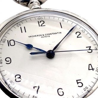 Swiss sterling silver lever Royal Navy deck watch Circa 1947 Swiss sterling silver lever Royal Navy deck watch Circa 1947