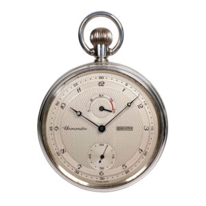 Heavy Swiss sterling silver lever chronometer Circa 1992
