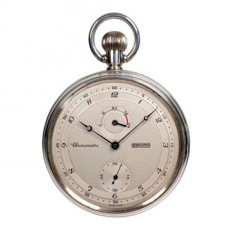 Heavy Swiss sterling silver lever chronometer Circa 1992