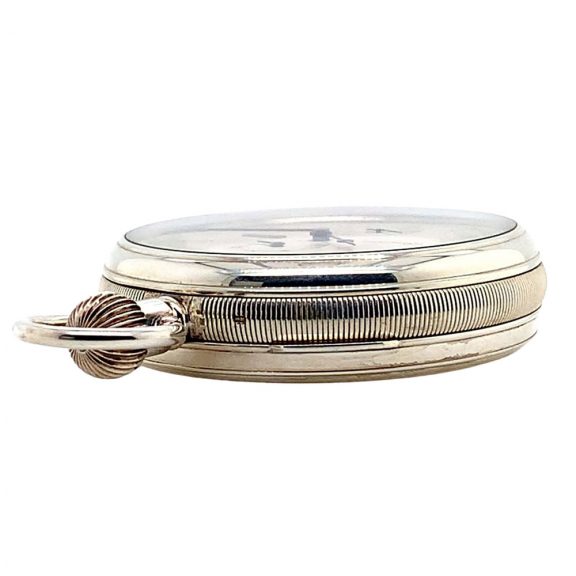 Heavy Swiss sterling silver lever chronometer Circa 1992 Heavy Swiss sterling silver lever chronometer Circa 1992