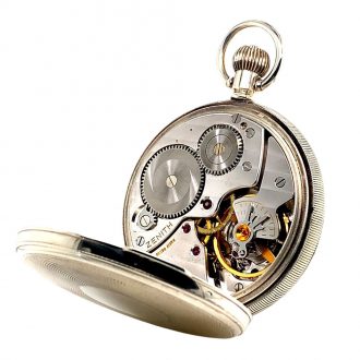 Heavy Swiss sterling silver lever chronometer Circa 1992
