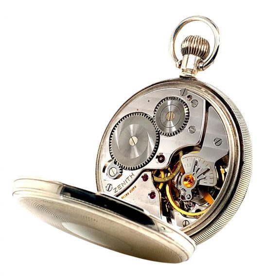 Heavy Swiss sterling silver lever chronometer Circa 1992 Heavy Swiss sterling silver lever chronometer Circa 1992