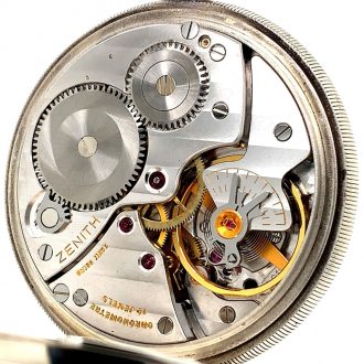 Heavy Swiss sterling silver lever chronometer Circa 1992