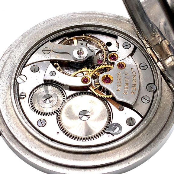 Rare Swiss steel Astro navigation watch with 24h dial Circa 1952 Rare Swiss steel Astro navigation watch with 24h dial Circa 1952