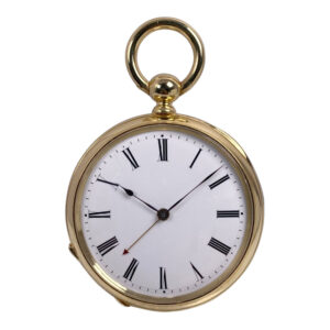 Swiss gilded silver watch for the English market Circa 1882