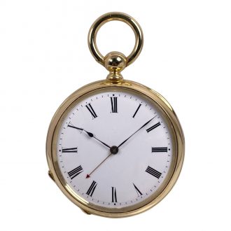 Swiss gilded silver watch for the English market Circa 1882