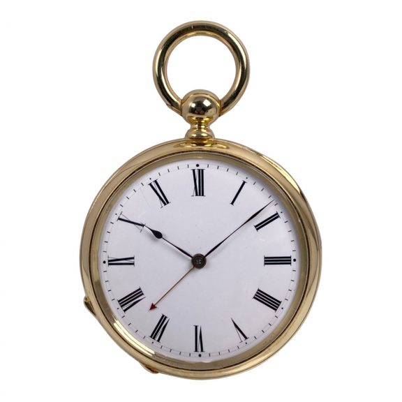 Swiss gilded silver watch for the English market Circa 1882