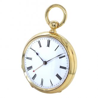 Swiss gilded silver watch for the English market Circa 1882