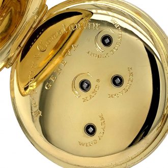Swiss gilded silver watch for the English market Circa 1882