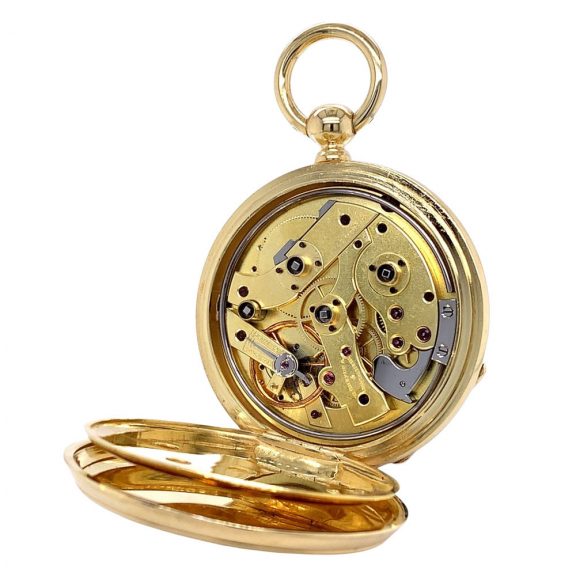 Swiss gilded silver watch for the English market Circa 1882 Swiss gilded silver watch for the English market Circa 1882