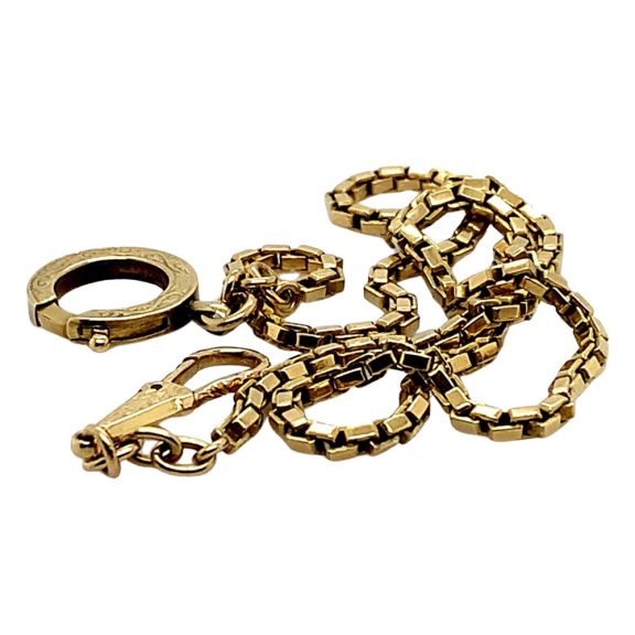 Swiss gold and enamel Art Deco dress watch with chain Circa 1926 Swiss gold and enamel Art Deco dress watch with chain Circa 1926