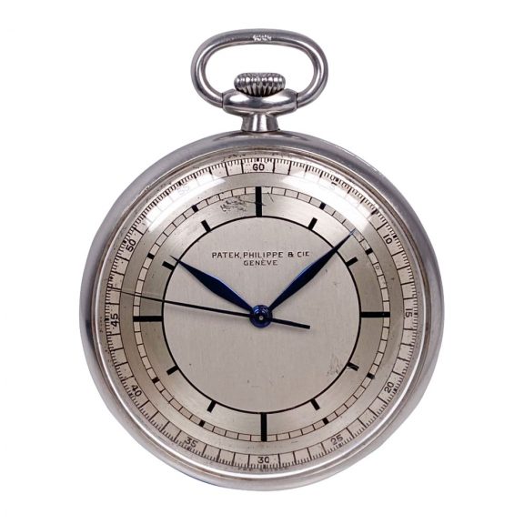 Rare Swiss stainless steel open faced lever watch Circa 1929