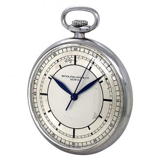 Rare Swiss stainless steel open faced lever watch Circa 1929