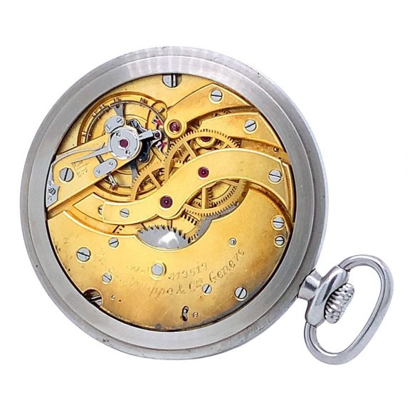 Rare Swiss stainless steel open faced lever watch Circa 1929 Rare Swiss stainless steel open faced lever watch Circa 1929