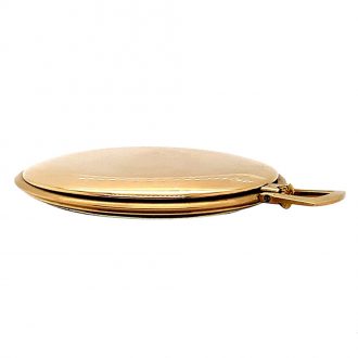 Flat Swiss rose gold open faced lever dress watch Circa 1944