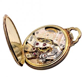Swiss 14K gold Art Deco Chinoiserie dress watch Circa 1927