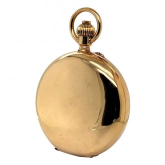 Swiss gold chronograph watch with pulsation scale Circa 1925