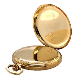 Swiss gold chronograph watch with pulsation scale Circa 1940