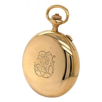 Extremely rare Swiss gold open faced lever chronometer Circa 1923