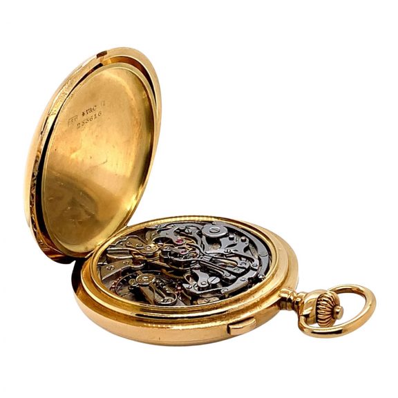 Extremely rare Swiss gold open faced lever chronometer Circa 1923 Extremely rare Swiss gold open faced lever chronometer Circa 1923
