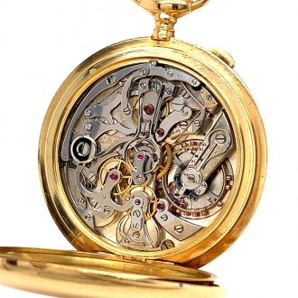 Extremely rare Swiss gold open faced lever chronometer Circa 1923