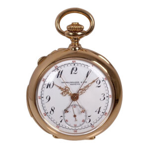 Swiss minute repeating split seconds lever chronograph Circa 1900
