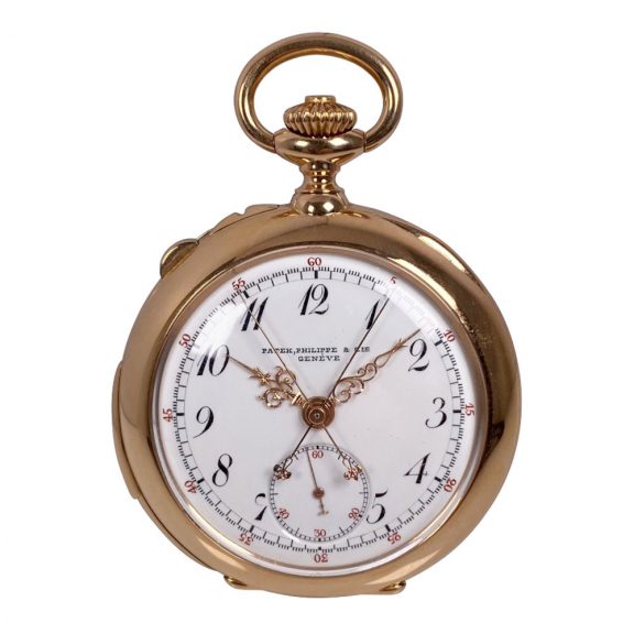 Swiss minute repeating split seconds lever chronograph Circa 1900
