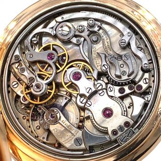 Swiss minute repeating split seconds lever chronograph Circa 1900