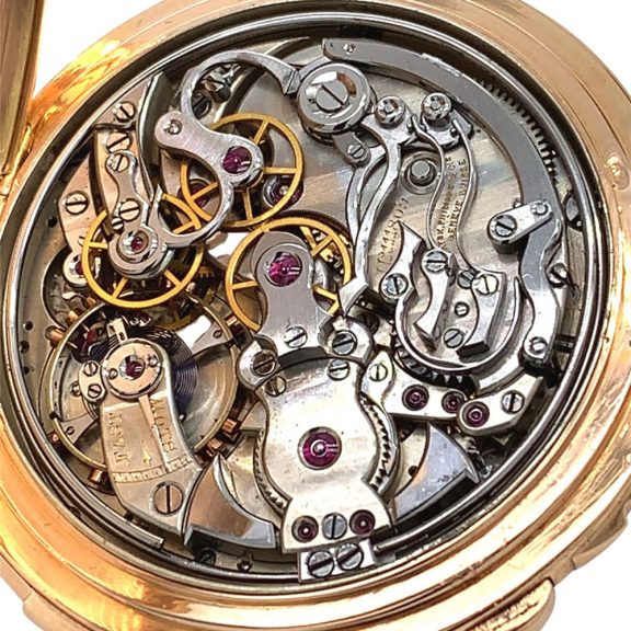 Swiss minute repeating split seconds lever chronograph Circa 1900 Swiss minute repeating split seconds lever chronograph Circa 1900