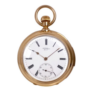 Swiss 18K rose gold minute repeating chronometer Circa 1880