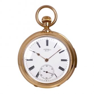 Swiss 18K rose gold minute repeating chronometer Circa 1880