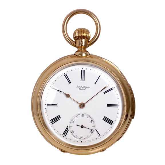 Swiss 18K rose gold minute repeating chronometer Circa 1880