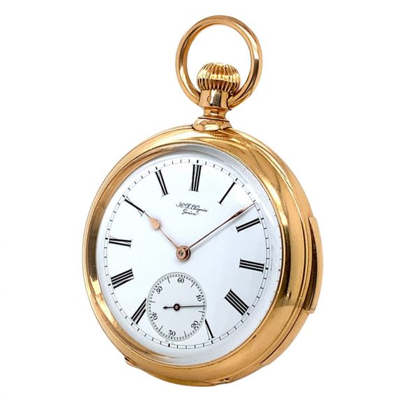 Swiss 18K rose gold minute repeating chronometer Circa 1880 Swiss 18K rose gold minute repeating chronometer Circa 1880