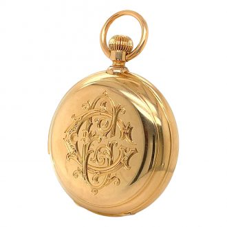 Swiss 18K rose gold minute repeating chronometer Circa 1880